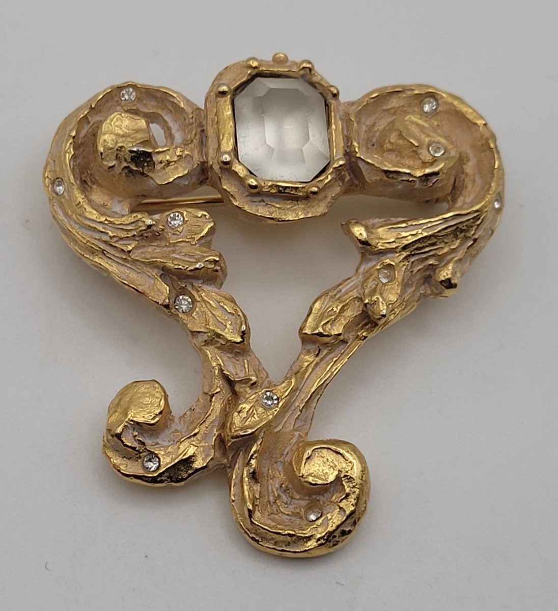 Broche Croix Design | Jolie Pièce Vintage | Occasion