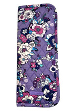 Vera Bradley Curling Flat Iron Cover Enchanted Garden Floral Pattern Quilted