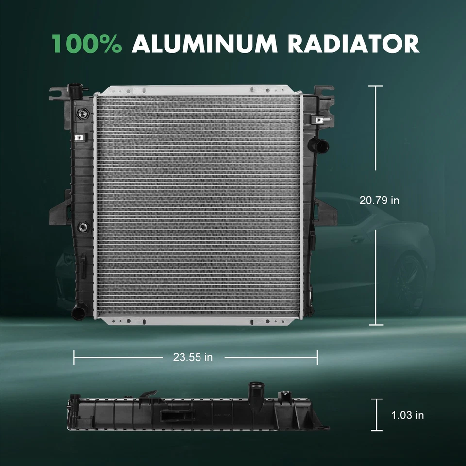 Radiador para Ford Explorer 1997-1999 Mercury Mountaineer 1996-1999 5,0 L V8 Foto 2 de 4