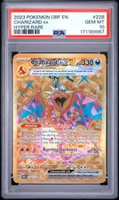 2023 POKEMON OBF EN-OBSIDIAN FLAMES HYPER RARE #228 CHARIZARD EX PSA 10