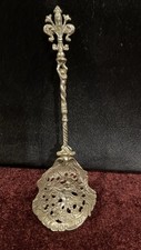 Ancienne grande cuillère à salade UGO BELLINI ornée chérubin uniquement Italie Excellent état !