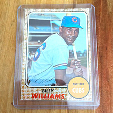 Topps 1968 Billy Williams #37 Chicago Cubs Base Set Baseball Trading Card