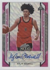2021-22 Leaf Metal Pink Wave 7/20 Kylan Boswell #BA-KB3 Auto 07hr