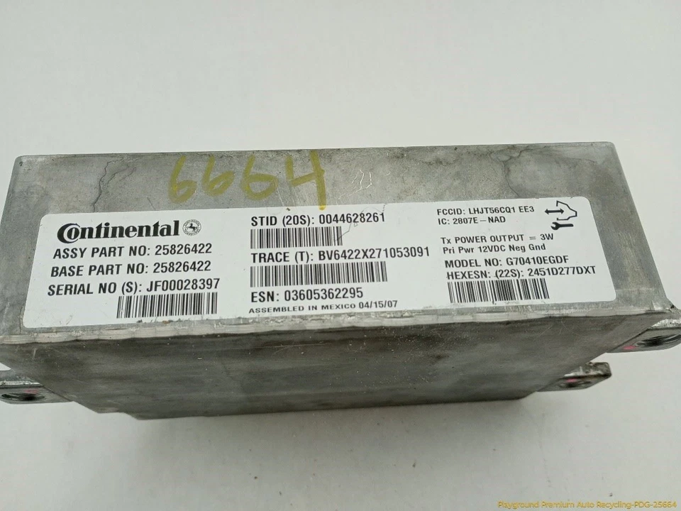 Pontiac Solstice Saturn Sky OnStar Communication Control Module Fits 2007-2008 - Image 3 of 4