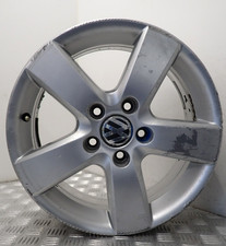 VOLKSWAGEN GOLF MK5  16'' SILVER ALLOY WHEEL 1T0601025M (Y-592)