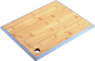 KESPER | Schneidbrett, Material: Bambus 35 x 26 x 1,5 cm, Natur-Blau | 58282