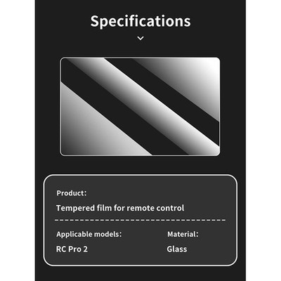 Remote Control Tempered Film Screen Protector Accessories fit for RC Pro2 Part