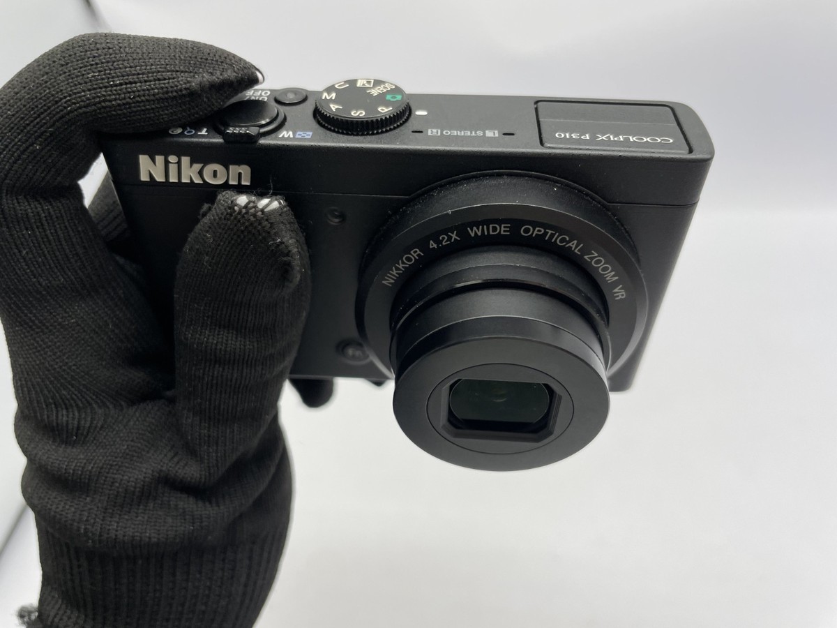 Excellent Nikon Coolpix P310 black Compact Digital Camera 16.1MP