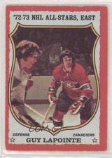 1973-74 O-Pee-Chee Light Back Guy Lapointe #114 HOF 1q2
