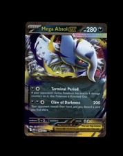 Mega Absol ex 086/132 Ultra Rare Mega Evolution Pokemon Holo Near Mint
