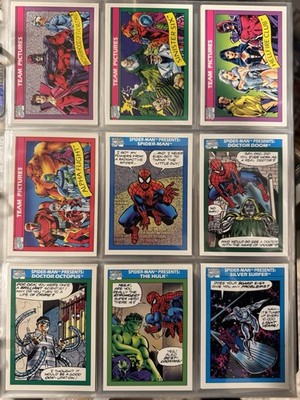 1990 Marvel Universe Series 1 NEAR COMPLETE 159 (of 162) BASE CARD