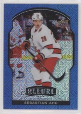 2020-21 Upper Deck Allure Blue Line 10/35 Sebastian Aho #56 0j3f