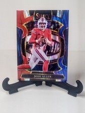 2025 Panini Select - Concourse Josh Allen #86 Red & Blue Shock Prizm