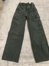 Old Navy Boys Green Baggy Corduroy Cargo Pant...