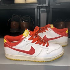 Rare 2008 Nike Dunk Low Ronald McDonald Red/Yellow Size 10 330938-161