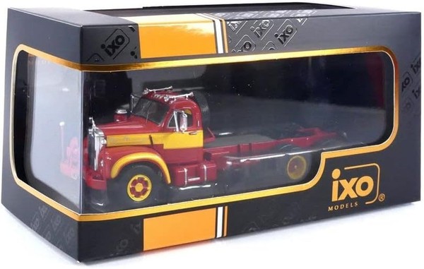 Mack B61 Usa Rot Gelb 1953 Ixo TR131 1:43 Lkw Camion Modell-image