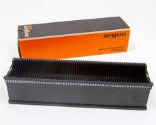 Argus 60 capacity slide magazine - spill proof design, self aligning, with box