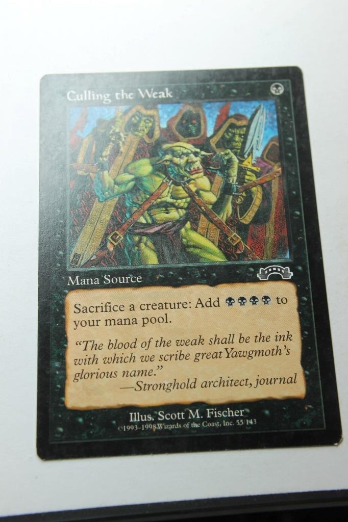 MTG Culling the Weak x1- -Exodus-Lightly Played