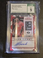 2020 Panini Contenders Draft Picks #110 Rayshaun Hammonds Game Ticket Red CSG 9