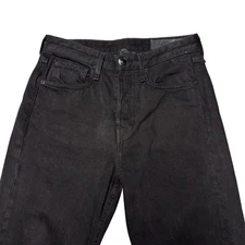 Rag & Bone Basic Streetwear High Rise Black Denim Relaxed Fit Casual Everyday 25