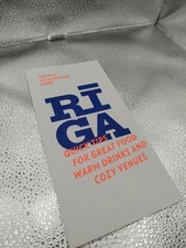 Riga Latvia Leaflet Travel Tourist