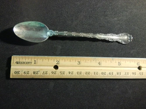 5.5 inch thin silver Victorian Spoon 19.9grams marked "GORHAM" & "STERLING"