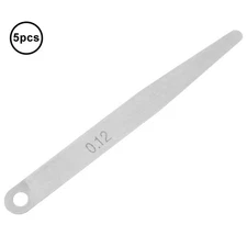 5pcs 0.12mm Thickness Feeler Gauge Metric Filler Thickness Gage Tool 0.12mm✈