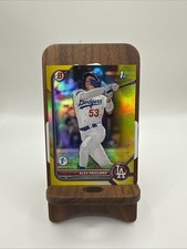 Alex Freeland 2022 Bowman Draft 1st Edition #BD-194 Yellow Foil #/75 Dodgers WSC