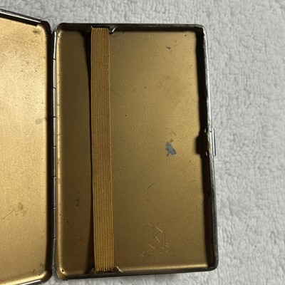 Cigarette Case Kincraft Vintage Metal Smoking Box Collectible Tobacciana  England