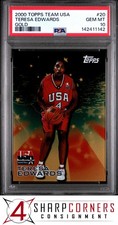 2000 TOPPS TEAM USA BASKETBALL GOLD #20 TERESA EDWARDS HOF POP 2 PSA 10