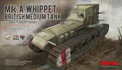 Meng-Model TS-021 - 1:35 British Medium Tank Mk.A Whippet - Neu