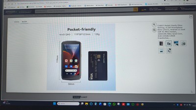 CUBOT Pocket Handy Ohne Vertrag, 4 Zoll Smartphone Klein (2022), Android 11 Dual