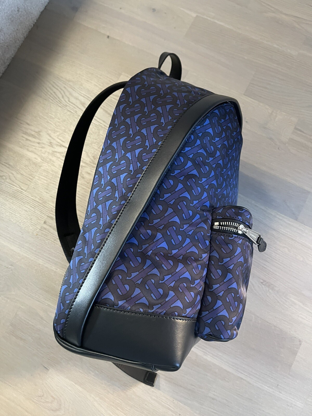 Burberry monogram print  backpack bag rucksack 10… - image 7