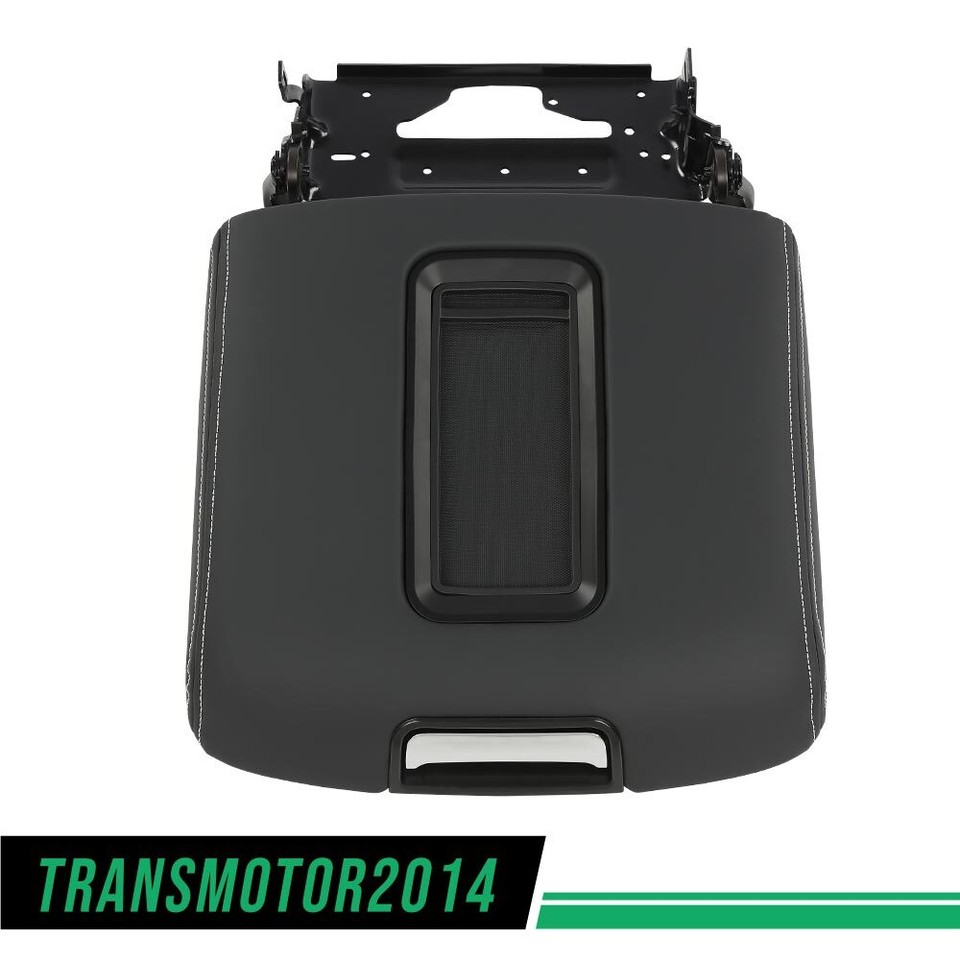Center Console Armrest Lid Leather Fit For Chevrolet Suburban GMC 15-19 Black