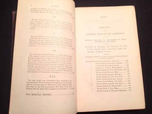 Erzählung des Leidens in Militärgefängnissen der Rebellen ~ 1864 Hardcover ~ selten! - Bild 7 von 10