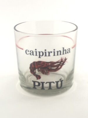 Caipirinha PITU whiskey glass, COMBINED SHIP $1 PER MULTIPLE