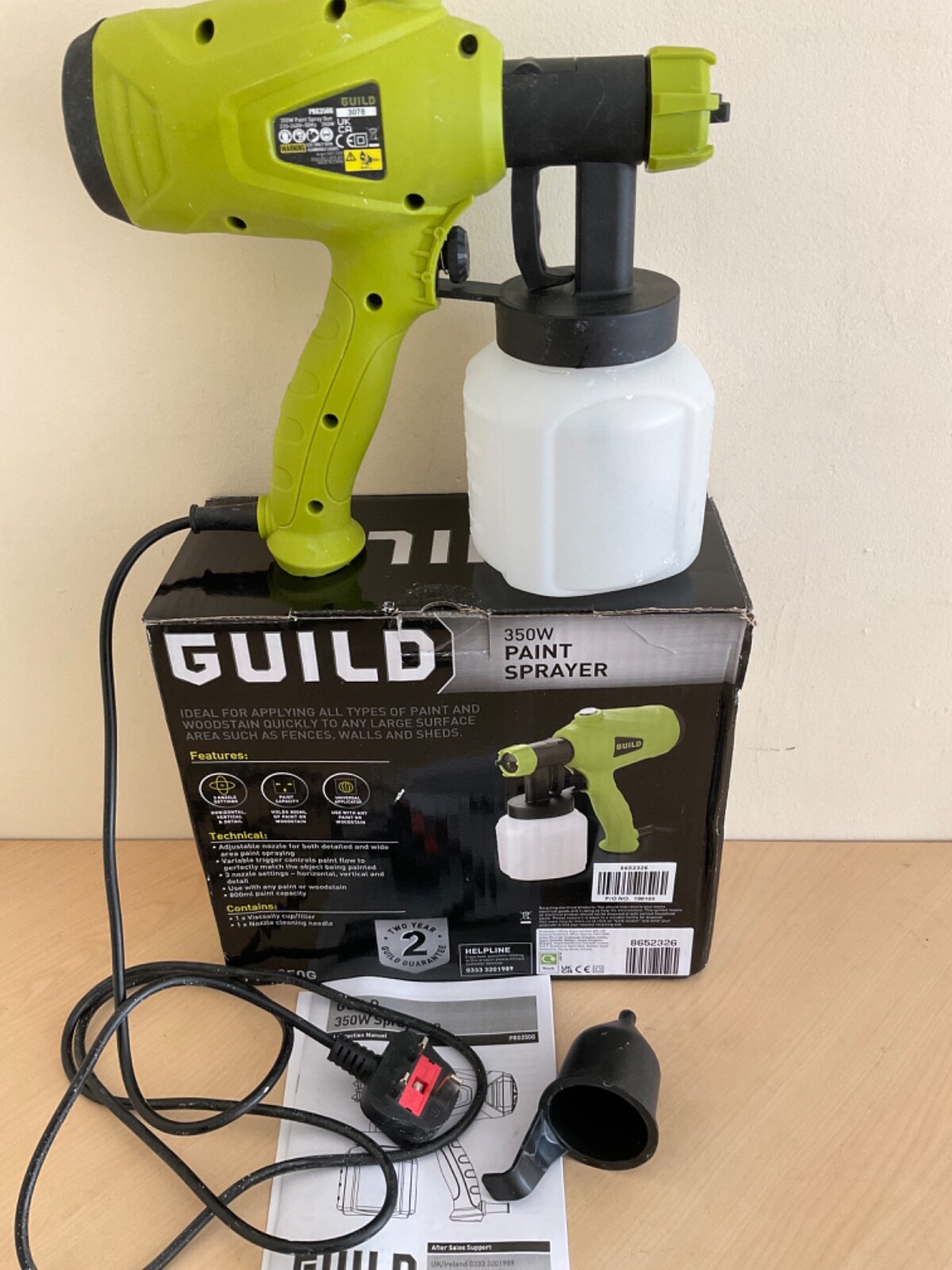 GUILD 350W PAINT SPRAYER PRG350G eBay