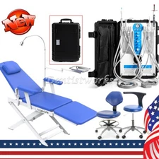 Dental Portable Delivery Unit Air Compressor Mobile Cart High Suction /Chair