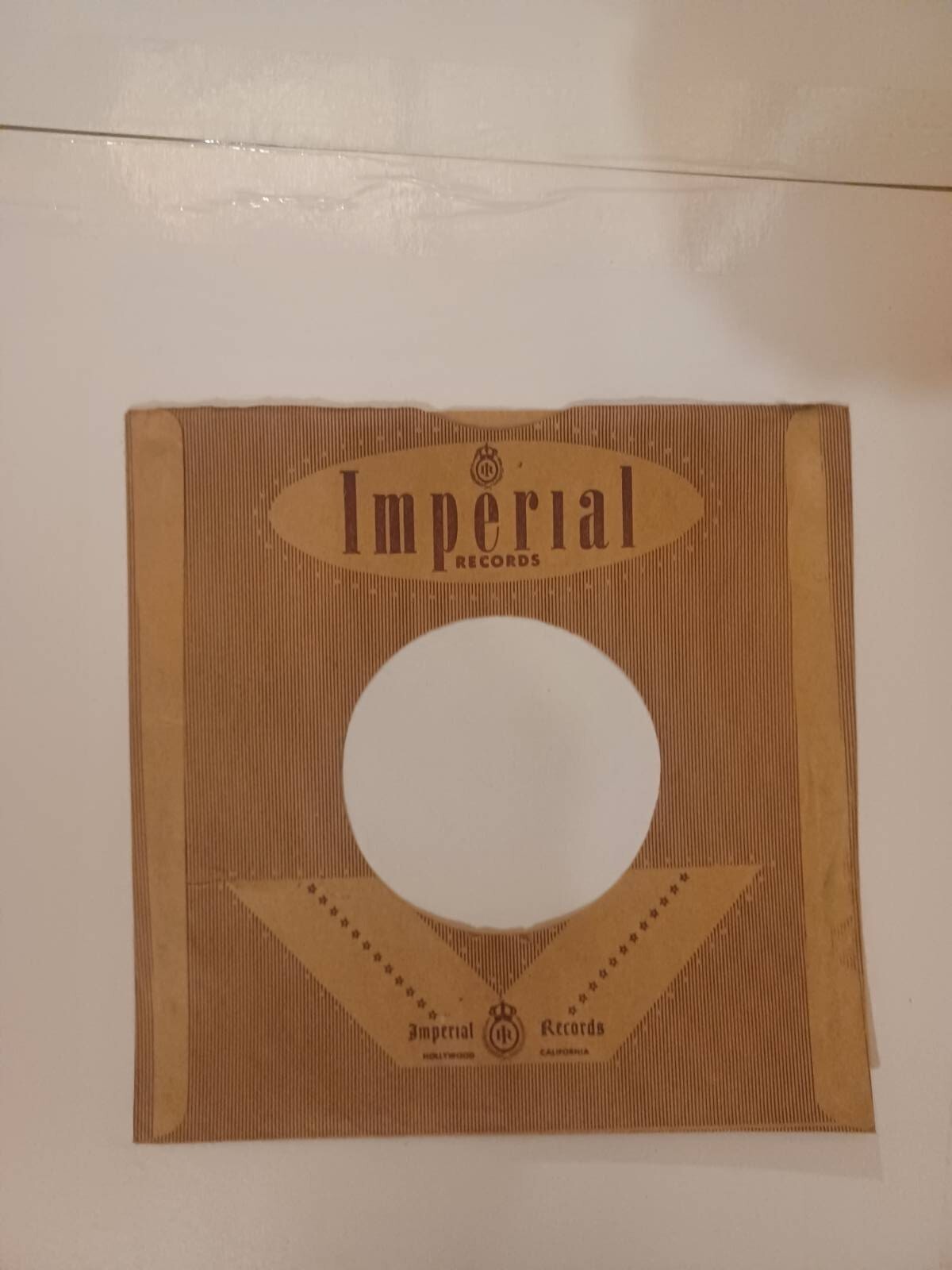IMPERIAL RECORDS (1) original company sleeve nice shape.
