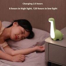 Dinosaur Night Light Cute Children's Night Light Eye Protection Bedside Timing L