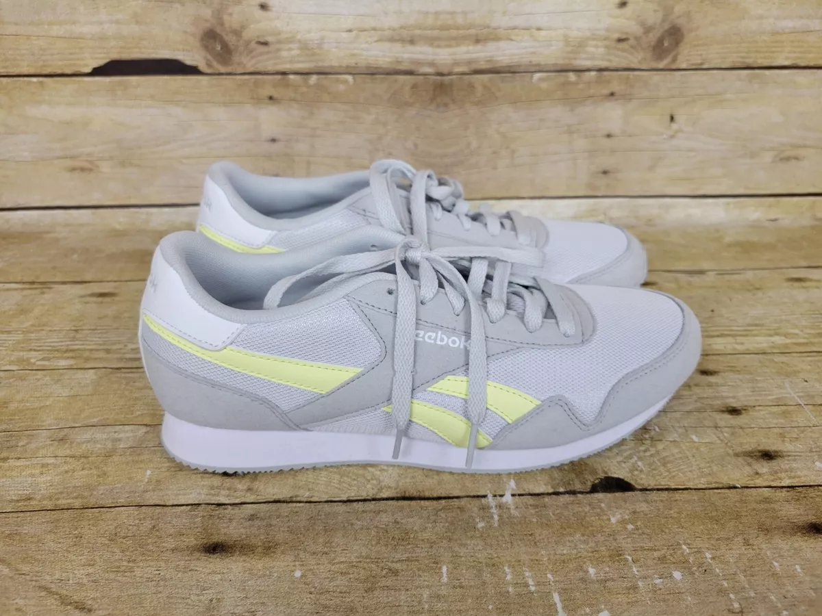 partido Democrático Lo encontré danza Reebok Royal Classic Jogger 3.0 Womens Sz 8.5 Gray Yellow Running Shoes  Sneakers | eBay