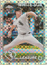 2024 Topps Chrome Update Jordan Leasure Xfractor SP RC Chicago White Sox 