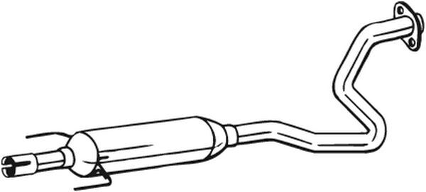 BOSAL 282-983 Middle Silencer for TOYOTA
