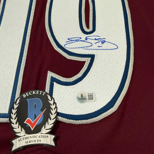 JOE SAKIC SIGNED COLORADO AVS AVALANCE CCM JERSEY BECKETT BAS COA BP70109 - Picture 3 of 5