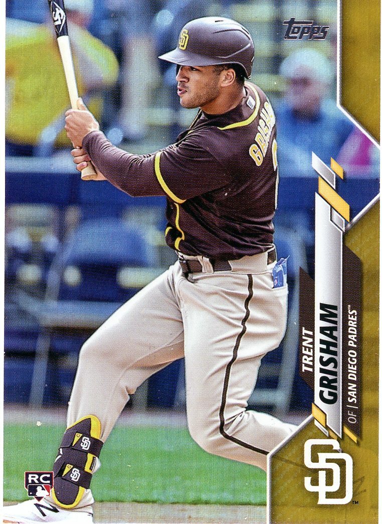 2020 Topps Update Series Gold Foil #U83 Trent Grisham RC (Padres)
