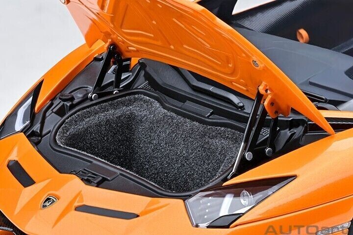 1/18 Lamborghini Aventador SVJ Arancio Atlas Pearl Orange Model By