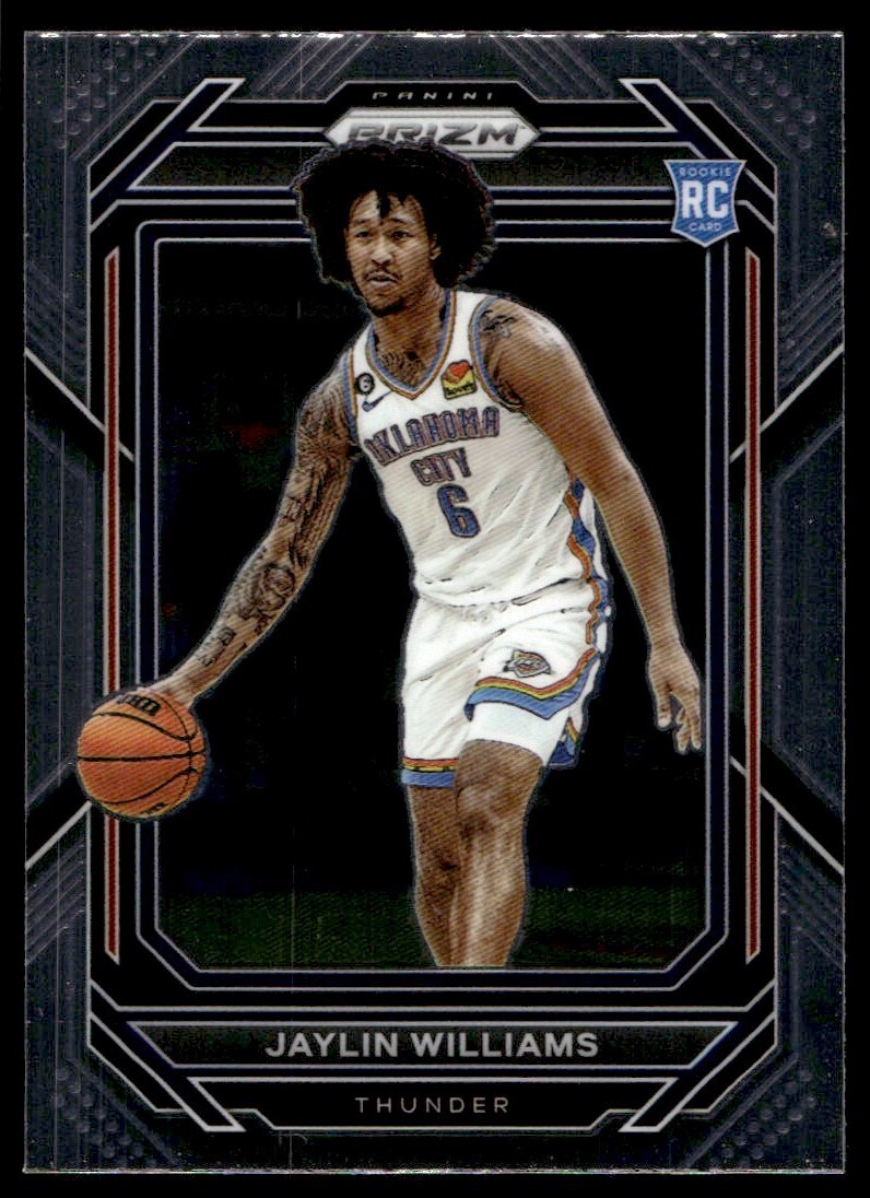 2022-23 Panini Prizm Jaylin Williams Rookie G60 Oklahoma City Thunder #247