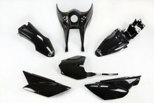 UFO Plastics Kit For Kawasaki KLX110 2010-2016 Black