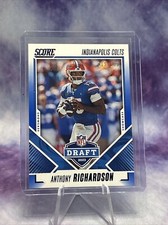 2023 Score Anthony Richardson NFL Draft Blue #/100 Showcase Rookie Colts RC