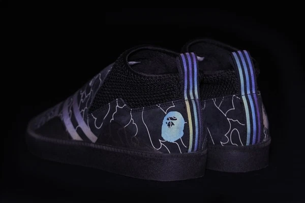 AUTÉNTICAS ZAPATILLAS A BATHING APE BAPE x ADIDAS 3ST .002 NUEVAS RARAS EE. UU. 9-12 Foto 4 de 4